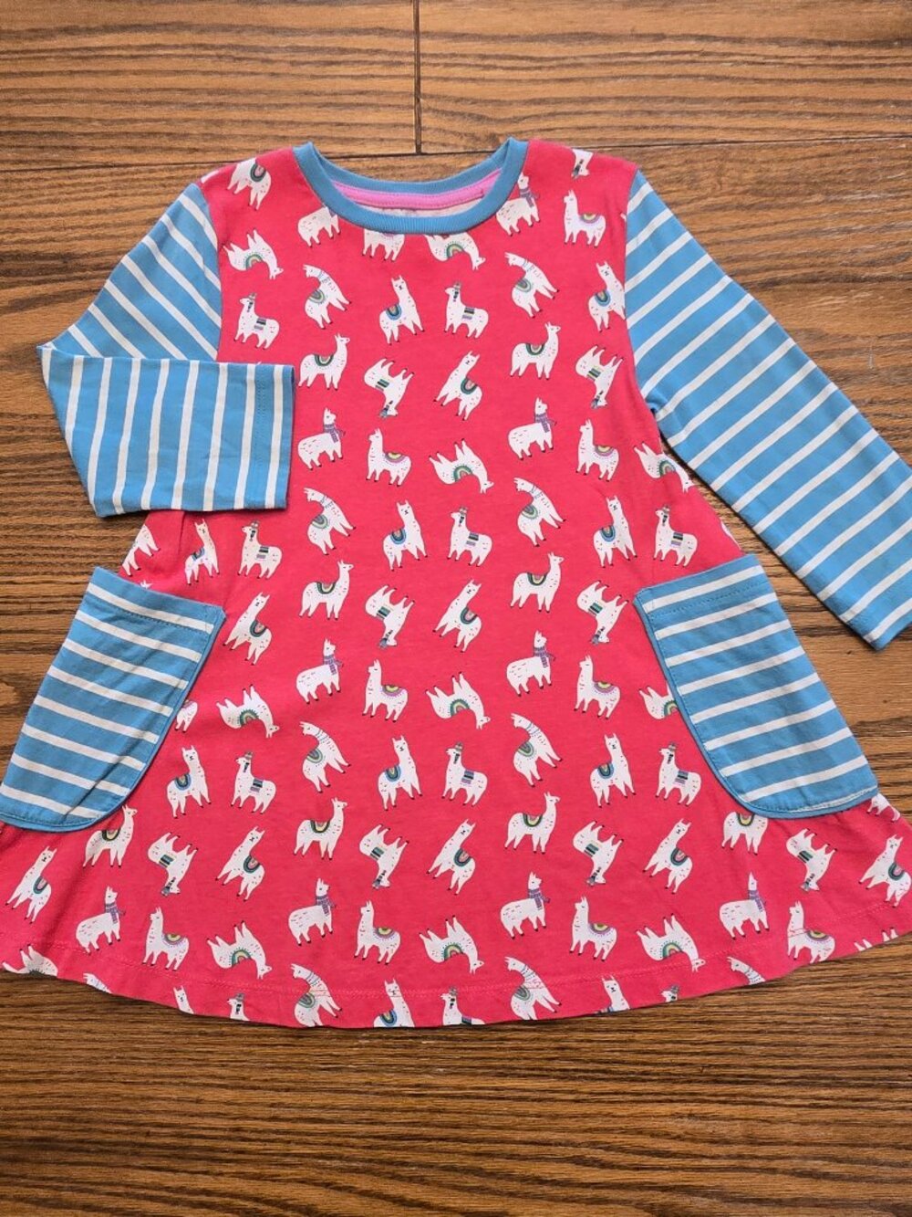 Mini Boden Llama Tunic With Pockets - Size 6-7 - Kids Girls Youth.